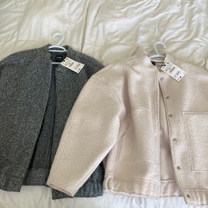 Viral Zara Bomber Jacket CREAM